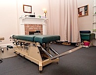 Dr. Mary Steiner, Baltimore chiropractor, office